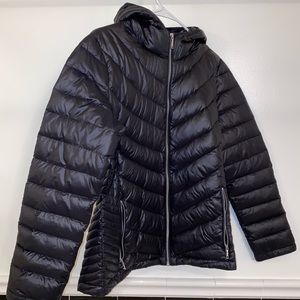 Calvin Klein hooded lightweight down coat